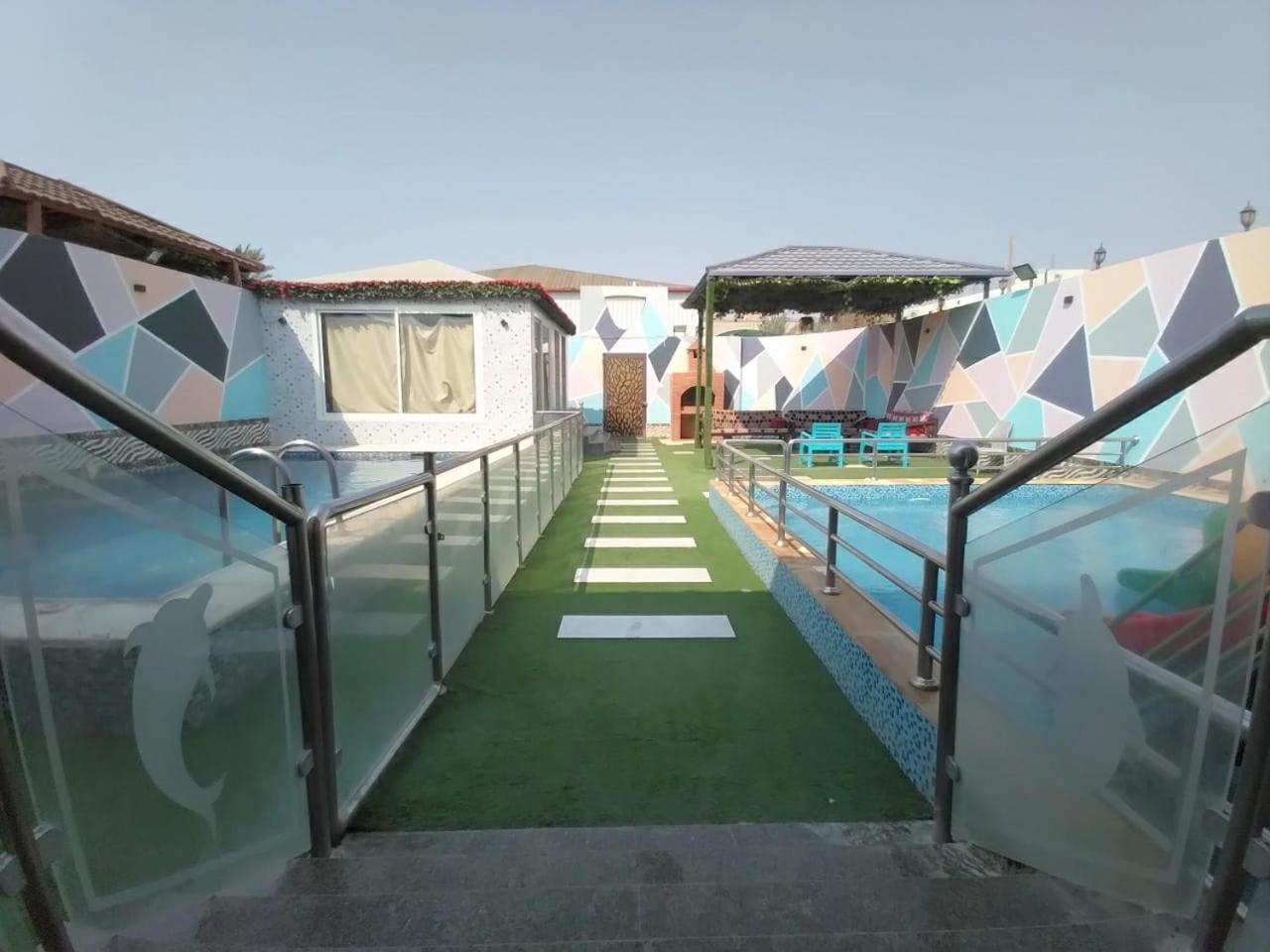 شاليهات الكوخ السويسري وأكوابارك Villa Ash Shishah Exterior foto